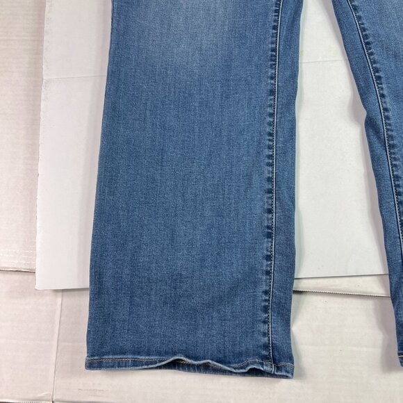 Not Your Daughters Jean Women Plus 41x27* High Rise Straight Blue Denim Tag 20WT - Picture 6 of 16